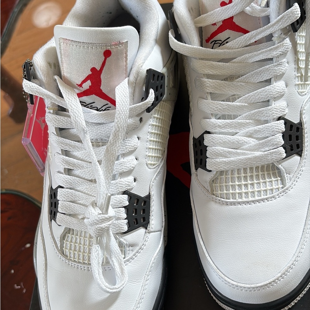 Jordan White and Black Sneakers